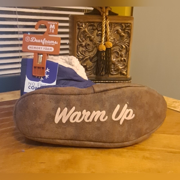 🤸Dearfoams Women's Heritage Warm Up Bootie Slipper - Picture 3 of 8